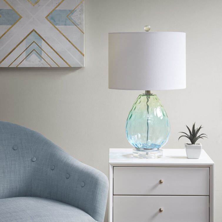 Arlean Glass Ombre Table Lamp - Chic Decora