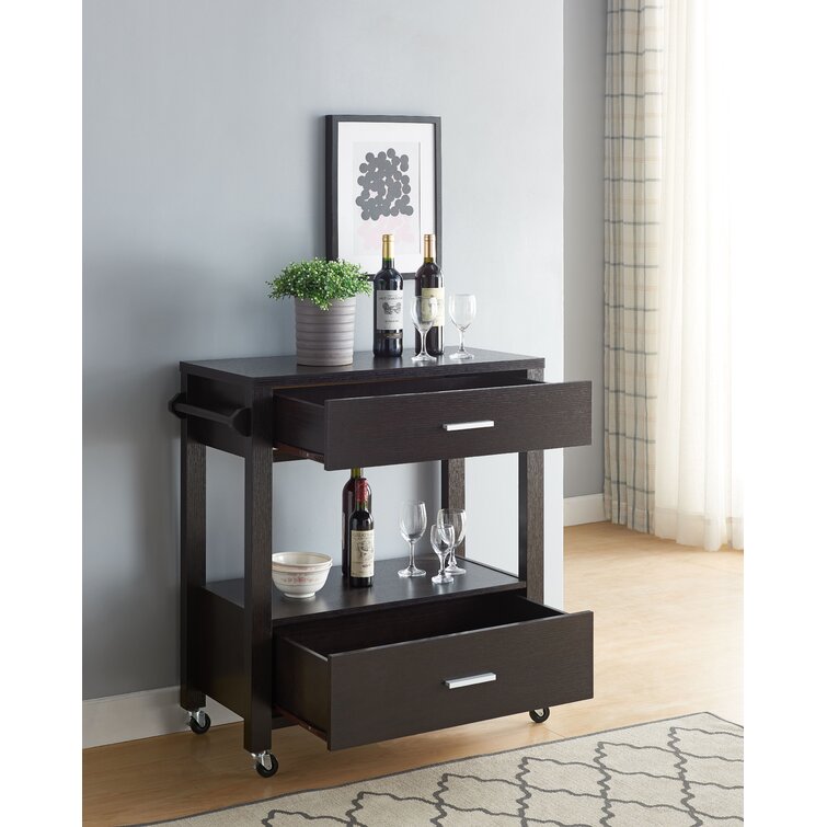 Arniya Wood Bar Cart - Chic Decora