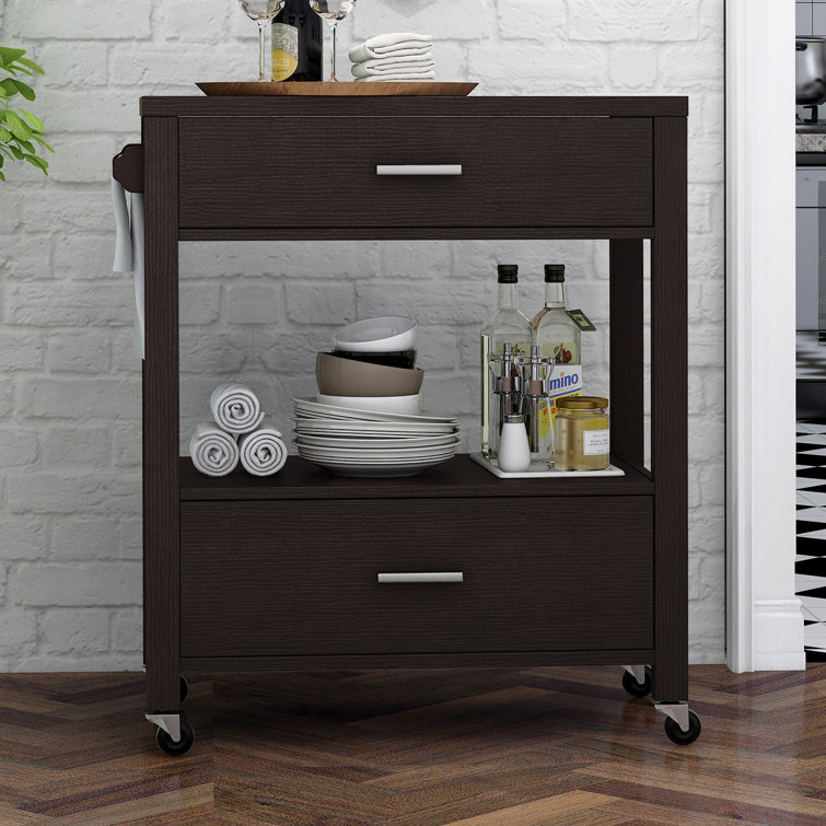 Arniya Wood Bar Cart - Chic Decora