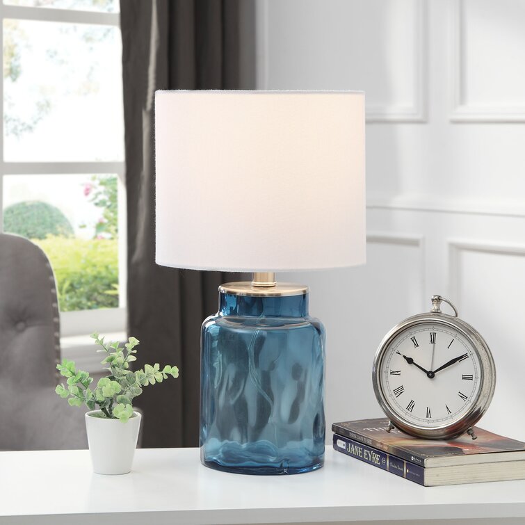 Ashburn Glass Table Lamp - Chic Decora