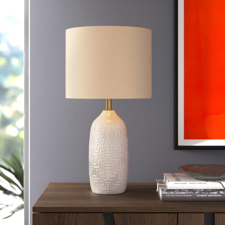 Aubrionna Ceramic Table Lamp - Chic Decora