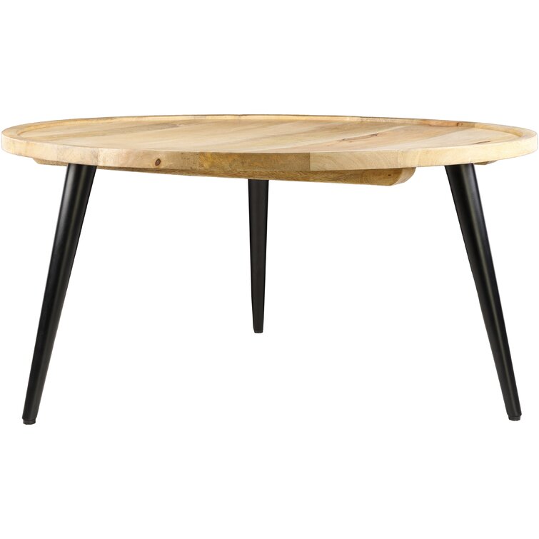 Avianah Solid Wood Top Coffee Table - Chic Decora