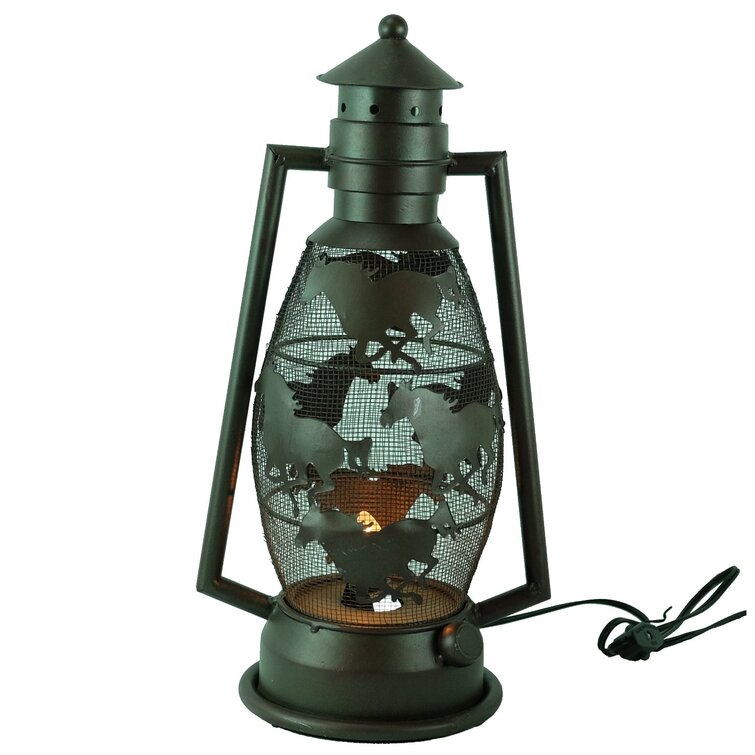 Bagley Western Metal Star Mesh Plug-in Indoor Lantern Light - Chic Decora