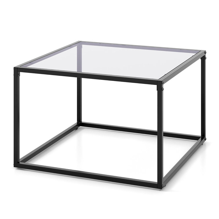 Bailei Glass Top Coffee Table - Chic Decora