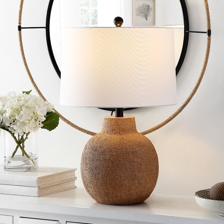 Barbery Resin Table Lamp - Chic Decora