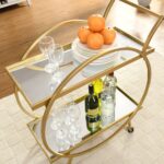 Barcaldine Metal Bar Cart - Chic Decora