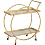 Barcaldine Metal Bar Cart - Chic Decora