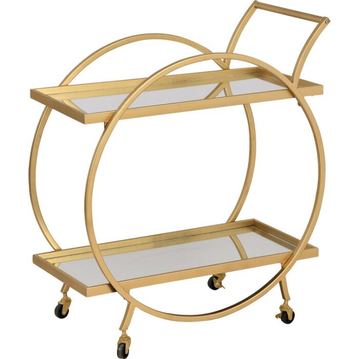 Barcaldine Metal Bar Cart - Chic Decora