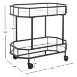 Beaminster Metal Bar Cart - Chic Decora