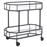 Beaminster Metal Bar Cart - Chic Decora