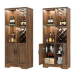 Bembow 24.4” Bar Cabinet - Chic Decora