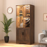 Bembow 24.4” Bar Cabinet - Chic Decora