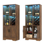 Bembow 24.4” Bar Cabinet - Chic Decora