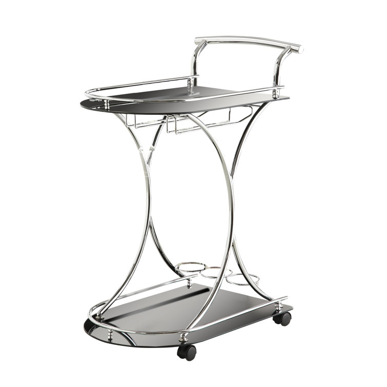 Bentson Metal Bar Cart - Chic Decora