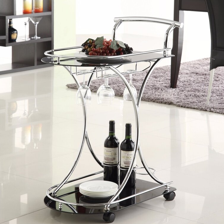 Bentson Metal Bar Cart - Chic Decora