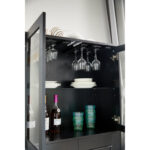 Bernest 31.5″ Bar Cabinet - Chic Decora