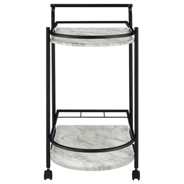 Bertalan Metal Bar Cart - Chic Decora