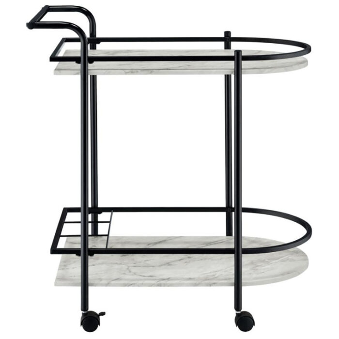 Bertalan Metal Bar Cart - Chic Decora