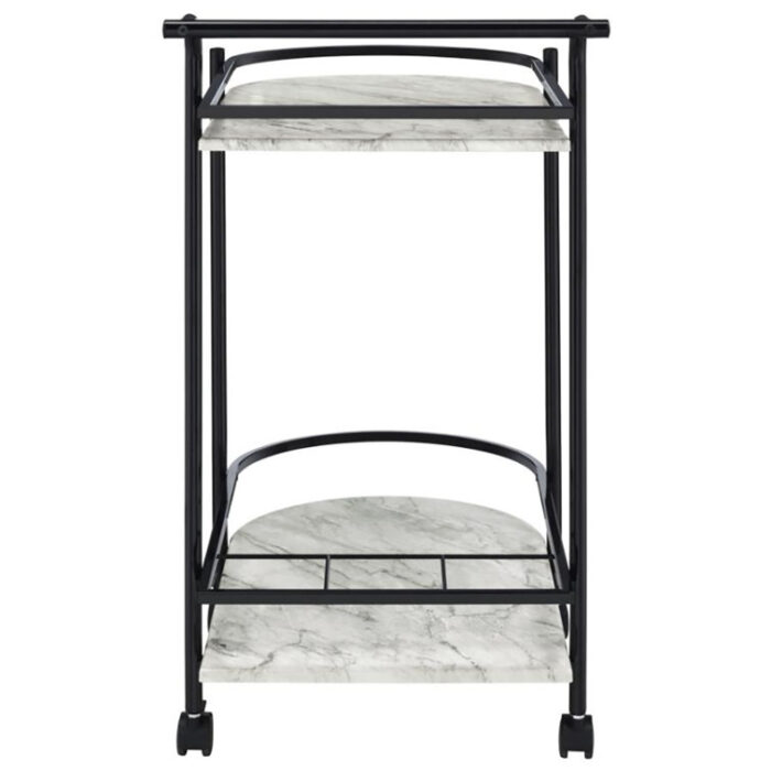 Bertalan Metal Bar Cart - Chic Decora