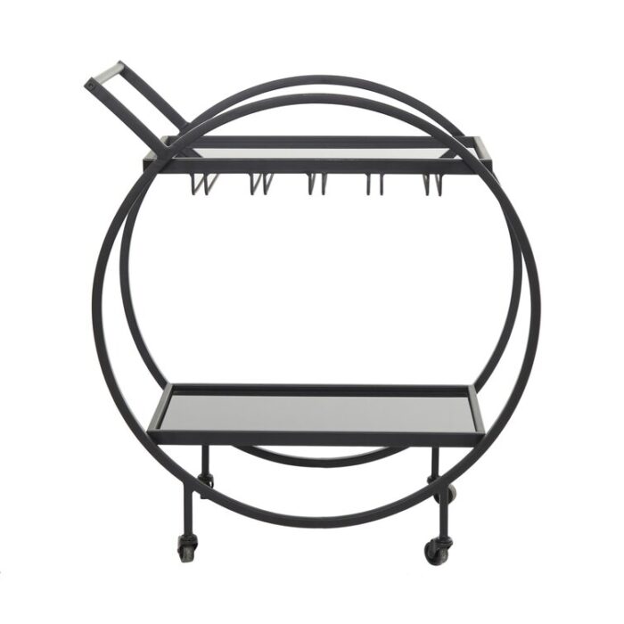 Bray Metal Bar Cart - Chic Decora