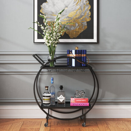 Bray Metal Bar Cart - Chic Decora