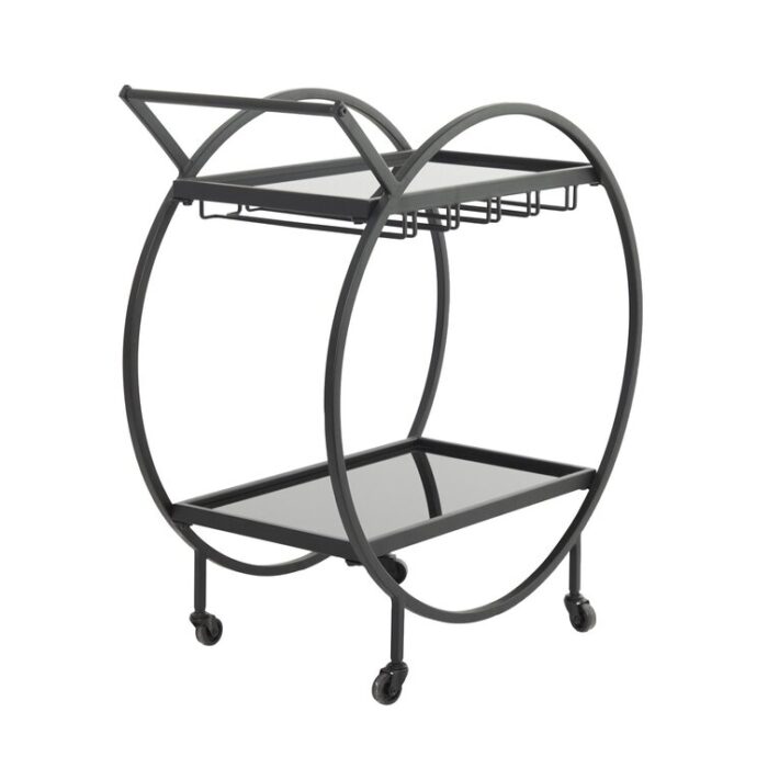 Bray Metal Bar Cart - Chic Decora