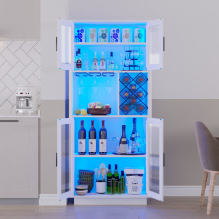 Breesa 29.5” Bar Cabinet - Chic Decora