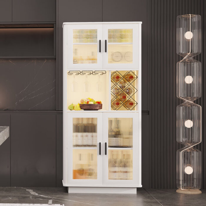 Breesa 29.5” Bar Cabinet - Chic Decora