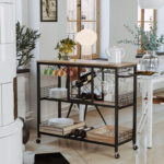 Briken Metal Bar Cart - Chic Decora