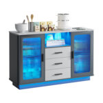 Brinsley 15.7” Bar Cabinet - Chic Decora