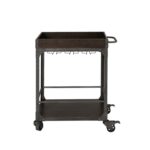 Burchett Wood Bar Cart - Chic Decora