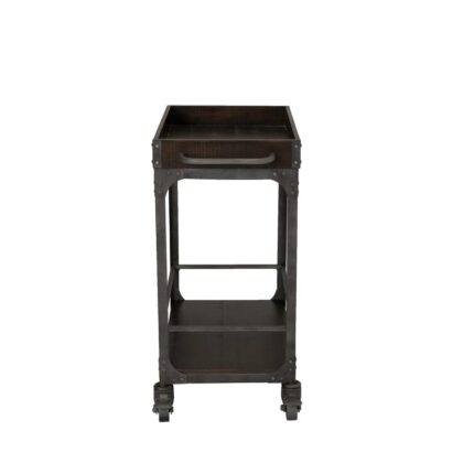 Burchett Wood Bar Cart - Chic Decora