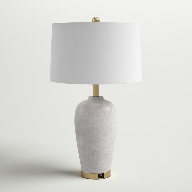 Cantin Resin USB Table Lamp - Chic Decora