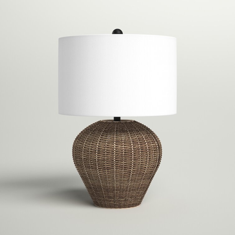 Carlita Wicker/Rattan Table Lamp - Chic Decora