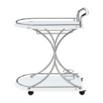 Carmita Steel Bar Cart - Chic Decora