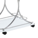 Carmita Steel Bar Cart - Chic Decora