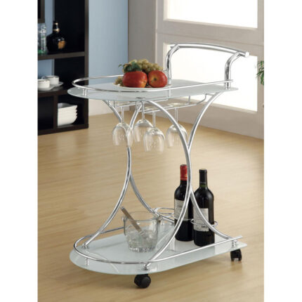 Arthurene Wood Bar Cart - Chic Decora