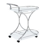 Carmita Steel Bar Cart - Chic Decora