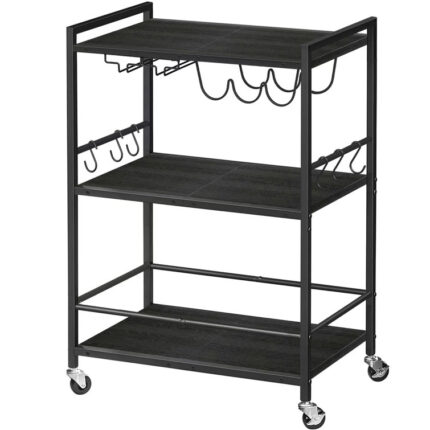 Cevenola Metal Bar Cart - Chic Decora