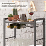 Chantina Metal Bar Cart - Chic Decora