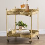 Chanyce Metal Bar Cart - Chic Decora