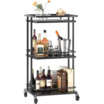 Chardasia Metal Bar Cart - Chic Decora