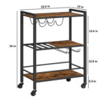 Chatswood Metal Bar Cart - Chic Decora