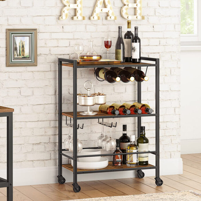 Chatswood Metal Bar Cart - Chic Decora