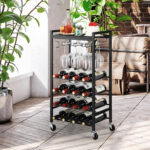 Chatterly Metal Bar Cart - Chic Decora