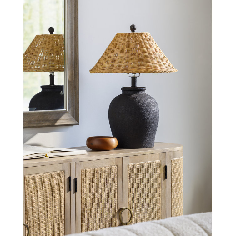 Chemise Ceramic Table Lamp - Chic Decora