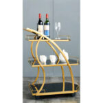 Antavious Metal Bar Cart - Chic Decora