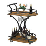 Antavious Metal Bar Cart - Chic Decora