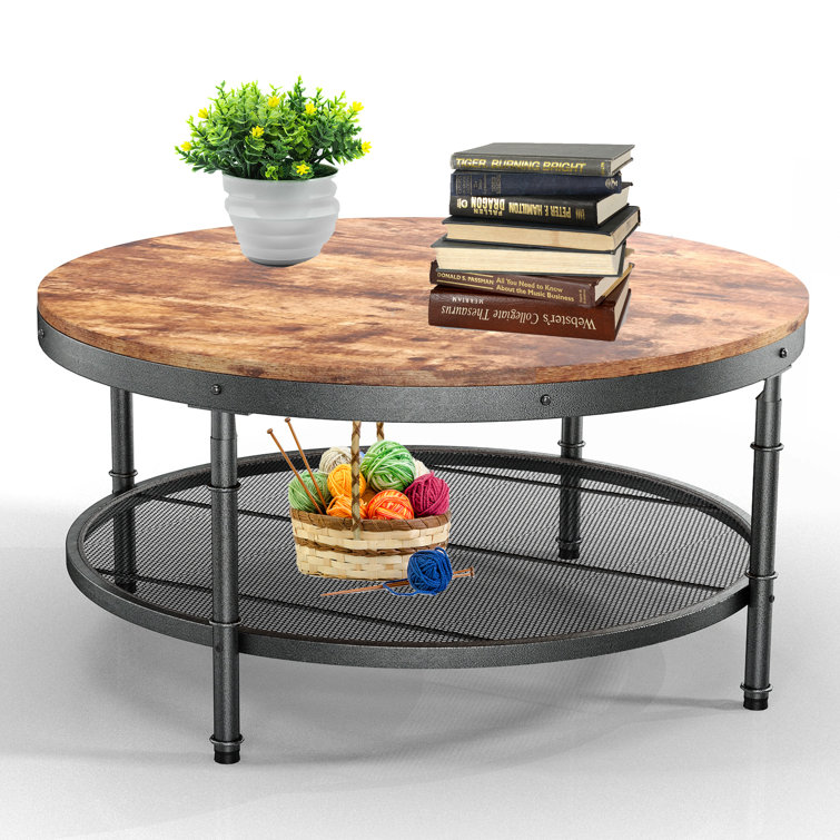 Soeren Solid Wood Top Single Coffee Table - Chic Decora