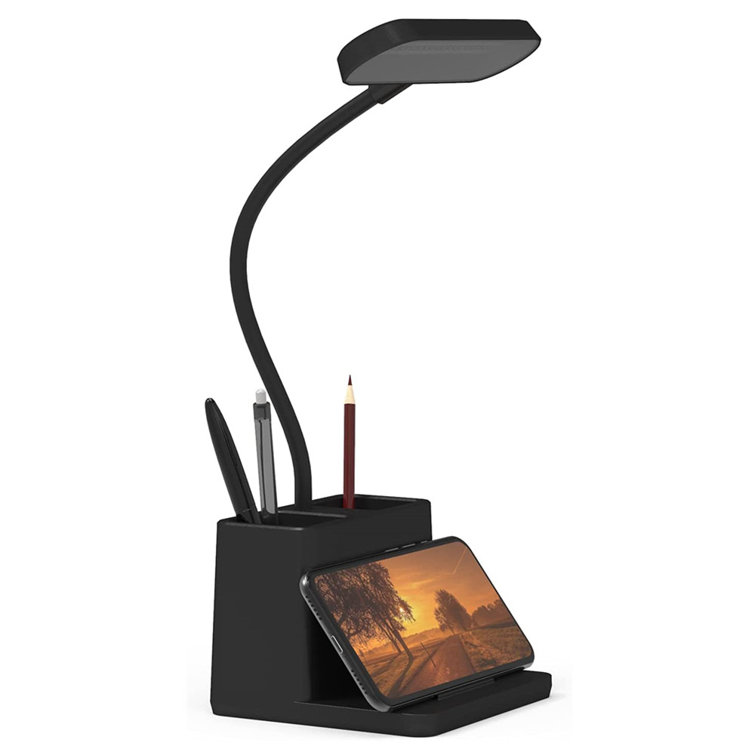 Covie Adjustable Desk Lamp with Storage - Chic Decora